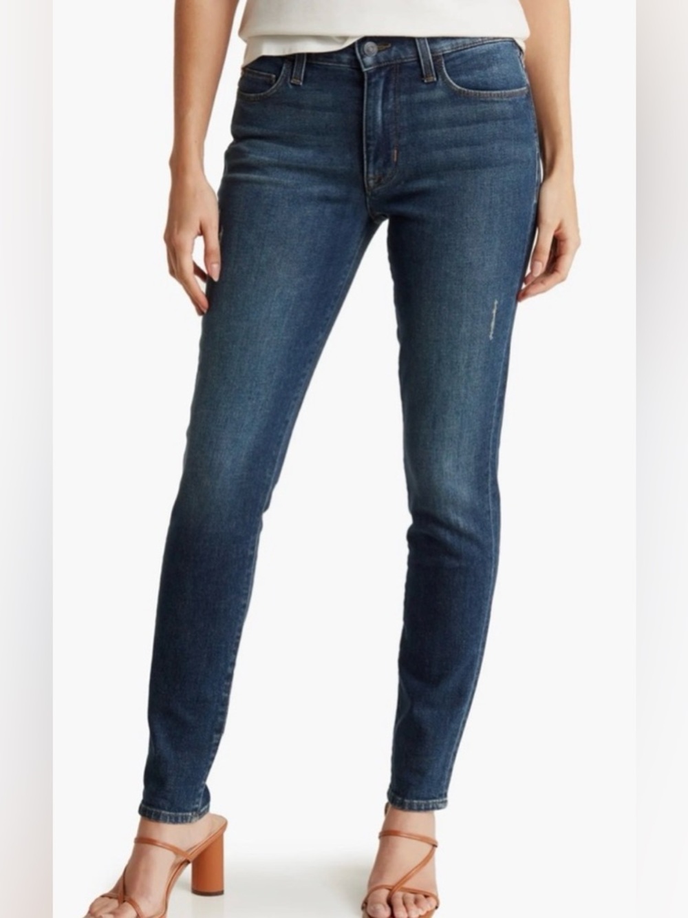 Hudson Blair High Rise Jeans Skinny - Dark Blue Wash